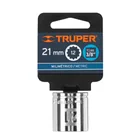 Dado de 21 mm, 12 puntas, cuadro 3/8', TRUPER 4
