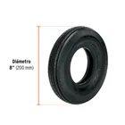 Rueda neumática de 8' sin cámara, TRUPER 3