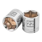 Dado de 22 mm, 6 puntas, cuadro 3/8', TRUPER 1