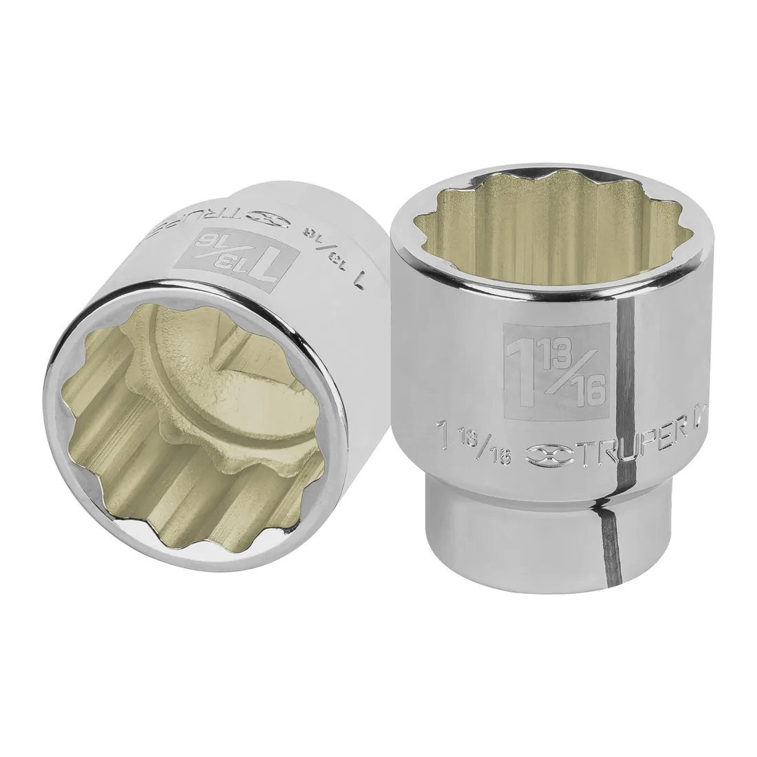Dado de 1-13/16', 12 puntas, cuadro 3/4', TRUPER