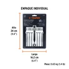 Extractor de volantes, 11 piezas, TRUPER 5