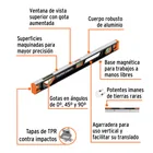 Nivel profesional magnético de 24', protección TPR, EXPERT 2
