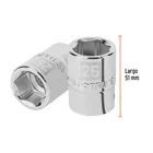Dado de 25 mm, 6 puntas, cuadro 3/4', TRUPER 3