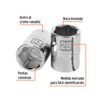 Dado de 28 mm, 6 puntas, cuadro 3/4', TRUPER 2