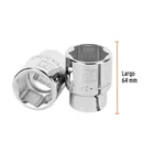 Dado de 34 mm, 6 puntas, cuadro 3/4', TRUPER 3