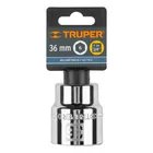 Dado de 36 mm, 6 puntas, cuadro 3/4', TRUPER 4