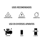 Generador portátil 8 kW motor a gasolina, TRUPER 5