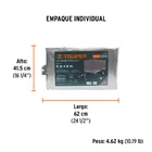 Lona de polietileno reforzada 4 x 6 m, gris, 180g/m2, TRUPER 5