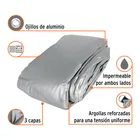 Lona de polietileno reforzada 12x17 m, gris, 180g/m2, TRUPER 2