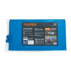 Lona de polietileno reforzada 2x3 m, azul, 180g/m2, TRUPER 4