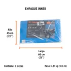 Lona de polietileno reforzada 3 x 4 m, azul, 180g/m2, TRUPER 4
