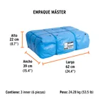 Lona de polietileno reforzada 4 x 5 m, azul, 180g/m2, TRUPER 5