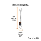 Llave combinada extralarga 1-5/16' x 376 mm de largo, EXPERT 5