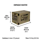 Bolsa con 2 tensores elásticos amarillos de 60 cm, PRETUL 6