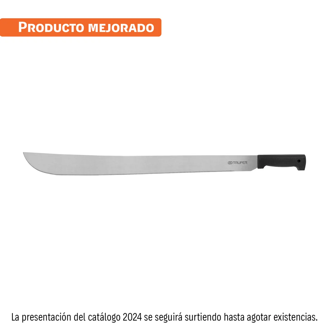Machete estándar 26' cacha negra inyectada, TRUPER