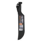 Machete rambo 12', cacha inyectada negra, con funda, TRUPER 4
