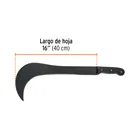 Machete ranchero 16' curvo, TRUPER 3