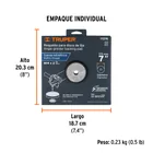 Respaldo para discos de lija 7', eje M14, TRUPER 4