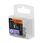 Estuche con 5 puntas pozidriv combinadas largo 1', EXPERT 5