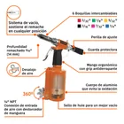 Remachadora neumática 1/4', TRUPER 6