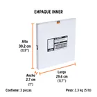 Disco sierra 10' para madera, 80 dientes centro 1', TRUPER 6