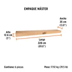 Cortador de ramas altas mango telescópico 3.6 m fibra vidrio 6