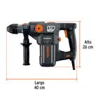 Rotomartillo SDS Plus/destornillador 5 J, 1500W, INDUSTRIAL 2