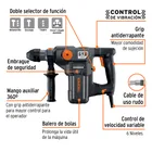Rotomartillo SDS Plus/destornillador 5 J, 1500W, INDUSTRIAL 5