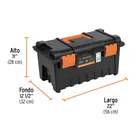 Caja para herramienta de 19' sin compartimentos, TRUPER 3