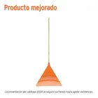 Escoba plástica para jardín, rígida, 26 dientes, mango 48' 1