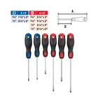 Juego de 6 desarmadores mango Comfort Grip, PRETUL 2