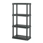 Estante plástico 4 repisas capacidad 45kg, 61x38x125, PRETUL 1