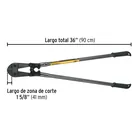 Cortapernos 36', mango tubular, PRETUL 2