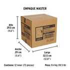Flexómetro rojo 3 m cinta 13 mm, en tarjeta, PRETUL 7