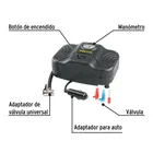 Inflador portátil para auto, 12 V, PRETUL 2