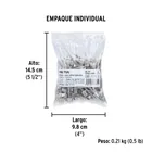 Bolsa con 100 válvulas para inflar balones, PRETUL 5