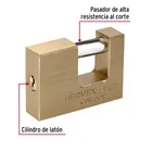 Candado antipalanca 60 mm cuerpo de latón, HERMEX BASIC 5
