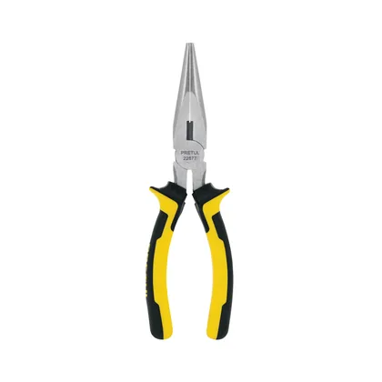 Pinza de punta y corte 7' mango Comfort Grip, PRETUL