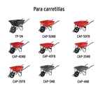 Larguero de bastidor calibre 18 para carretillas PRETUL 2