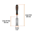 Formón 1-1/2' mango Comfort Grip, TRUPER 4