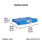Lona de polietileno 6 x 9 m, azul, 110 g/m2, PRETUL 5