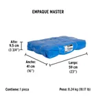 Lona de polietileno 7 x 10 m, azul, 110 g/m2, PRETUL 5