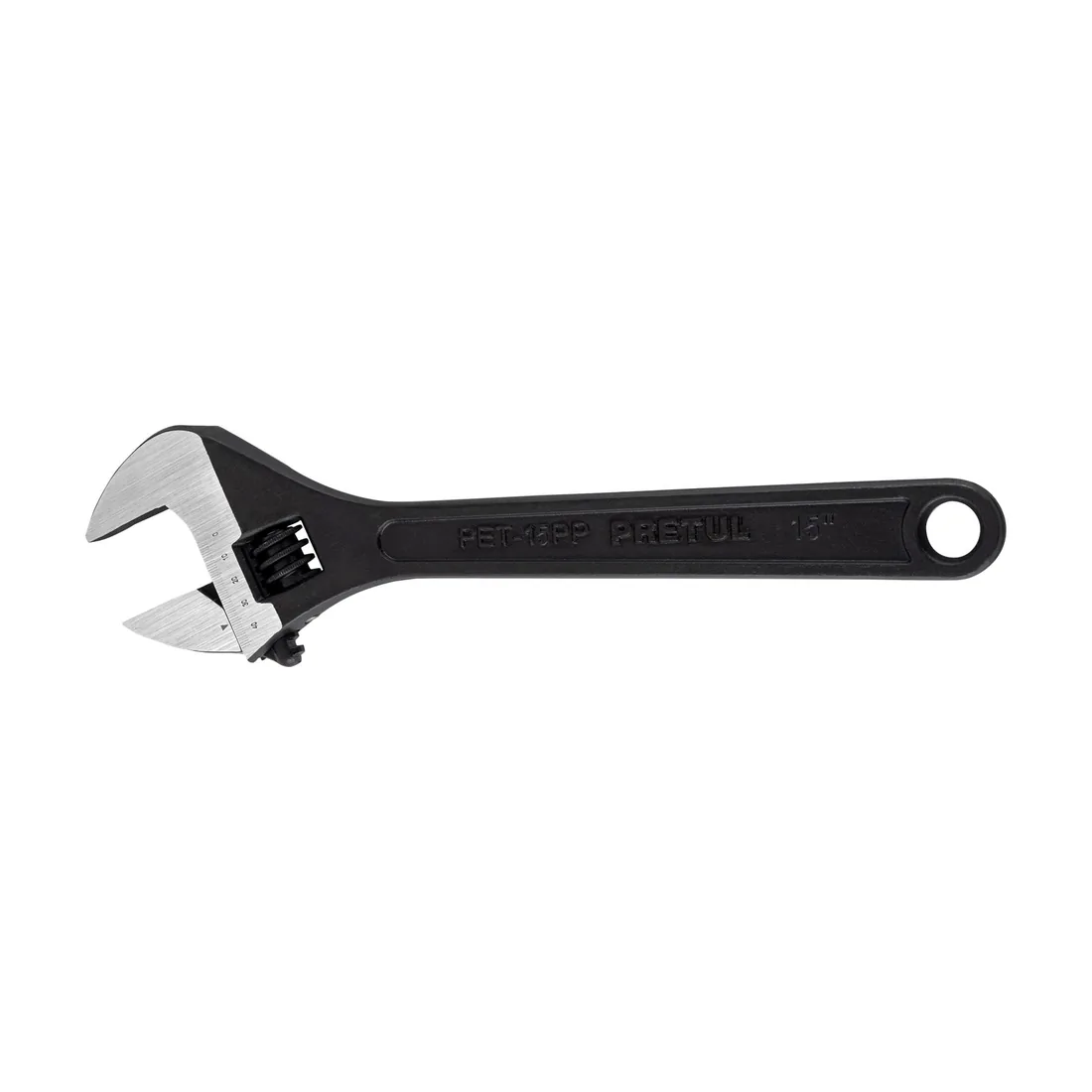 Llave ajustable (perico) 15' pavonada, PRETUL
