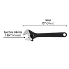 Llave ajustable (perico) 15' pavonada, PRETUL 3