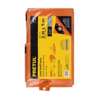 Lona de polietileno 3 x 5 m, naranja, 110 g/m2, PRETUL 3