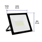 Reflector LED para exteriores 150W 3000K, VOLTECK BASIC 3