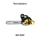 Barra de repuesto 16' p/motosierra a gasolina 45cc, PRETUL 2