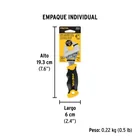 Llave ajustable (perico corto) 6' cromada con grip, PRETUL 5