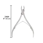 Alicate para manicure 4' cabeza recta, punta mediana, PRETUL 3