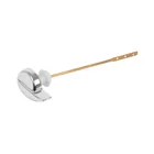 Palanca lateral metálica cromada para WC, FOSET 2